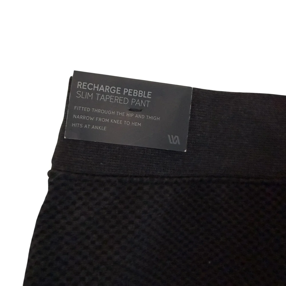 VRST Mens Recharge Pebble Pant Pure Black Heather XL MAX251204Z NEW Performance